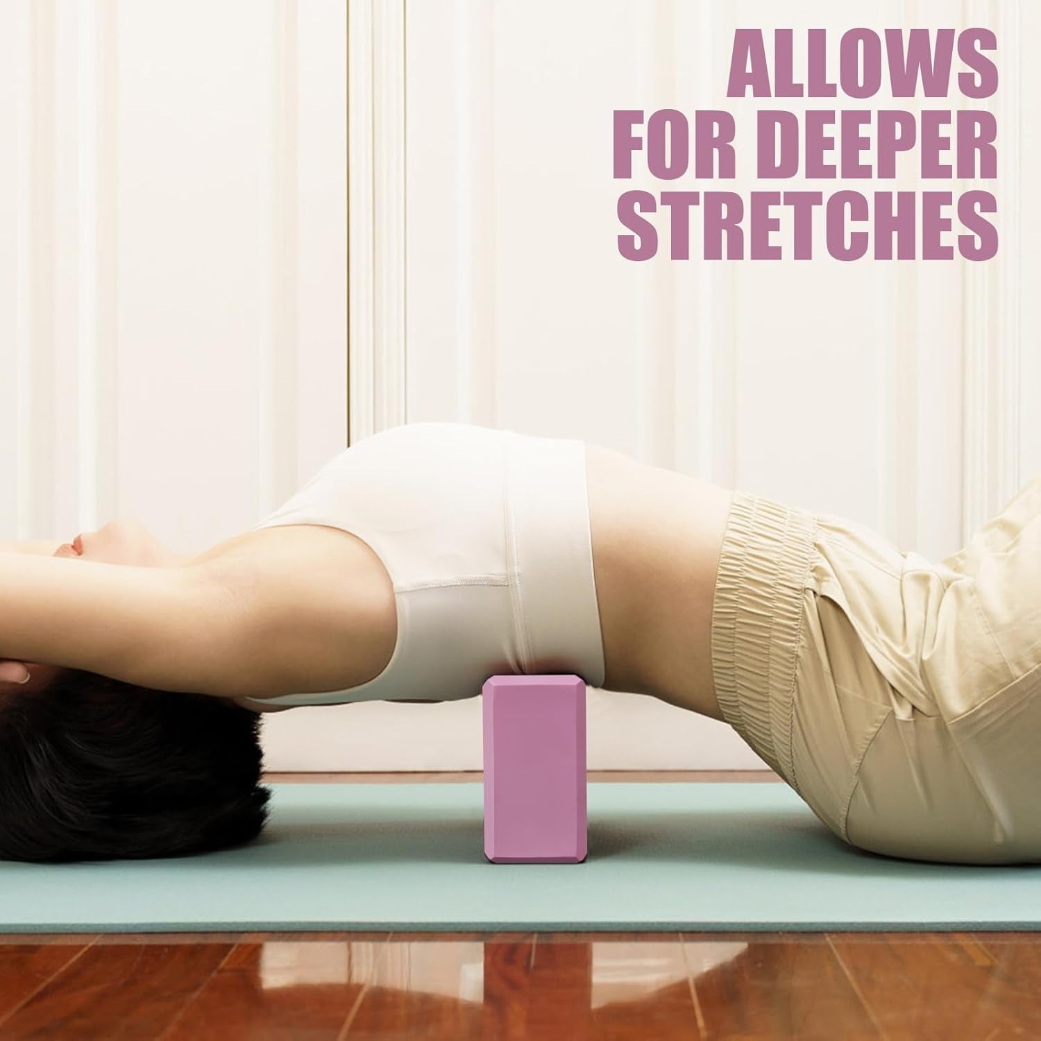 Foam Yoga Blocks Set (2 Pack)