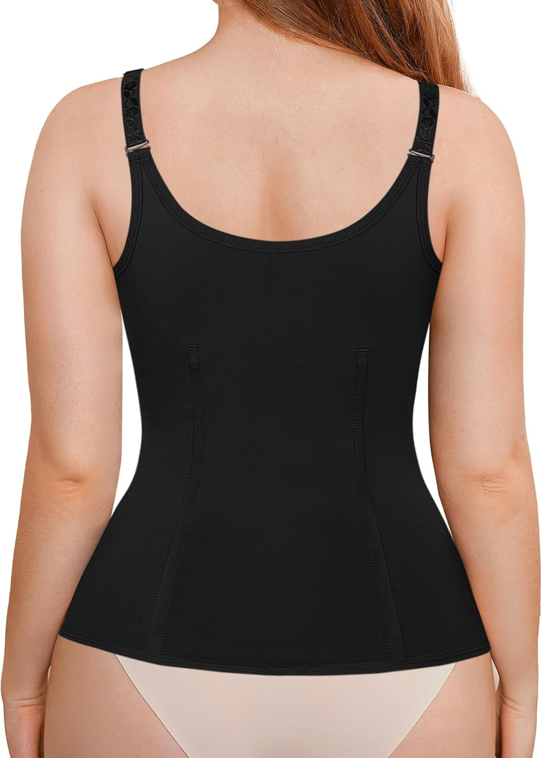 Adjustable Waist Trainer Corset – Structured Core Compression Wear
