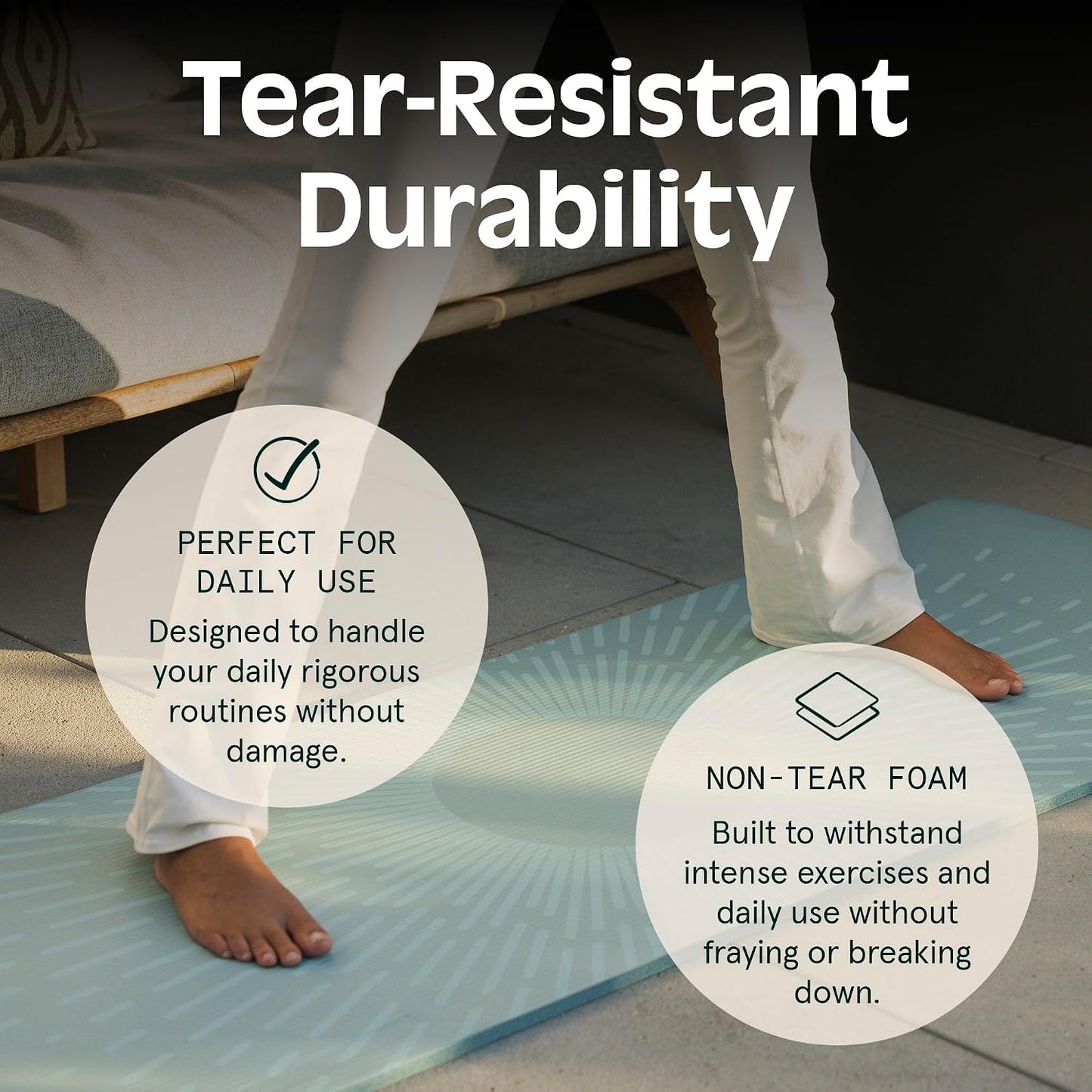 Thick Non-Slip Yoga Mat – Cushioned Training & Movement Mat