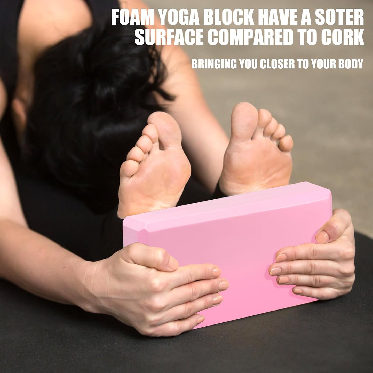Foam Yoga Blocks Set (2 Pack)