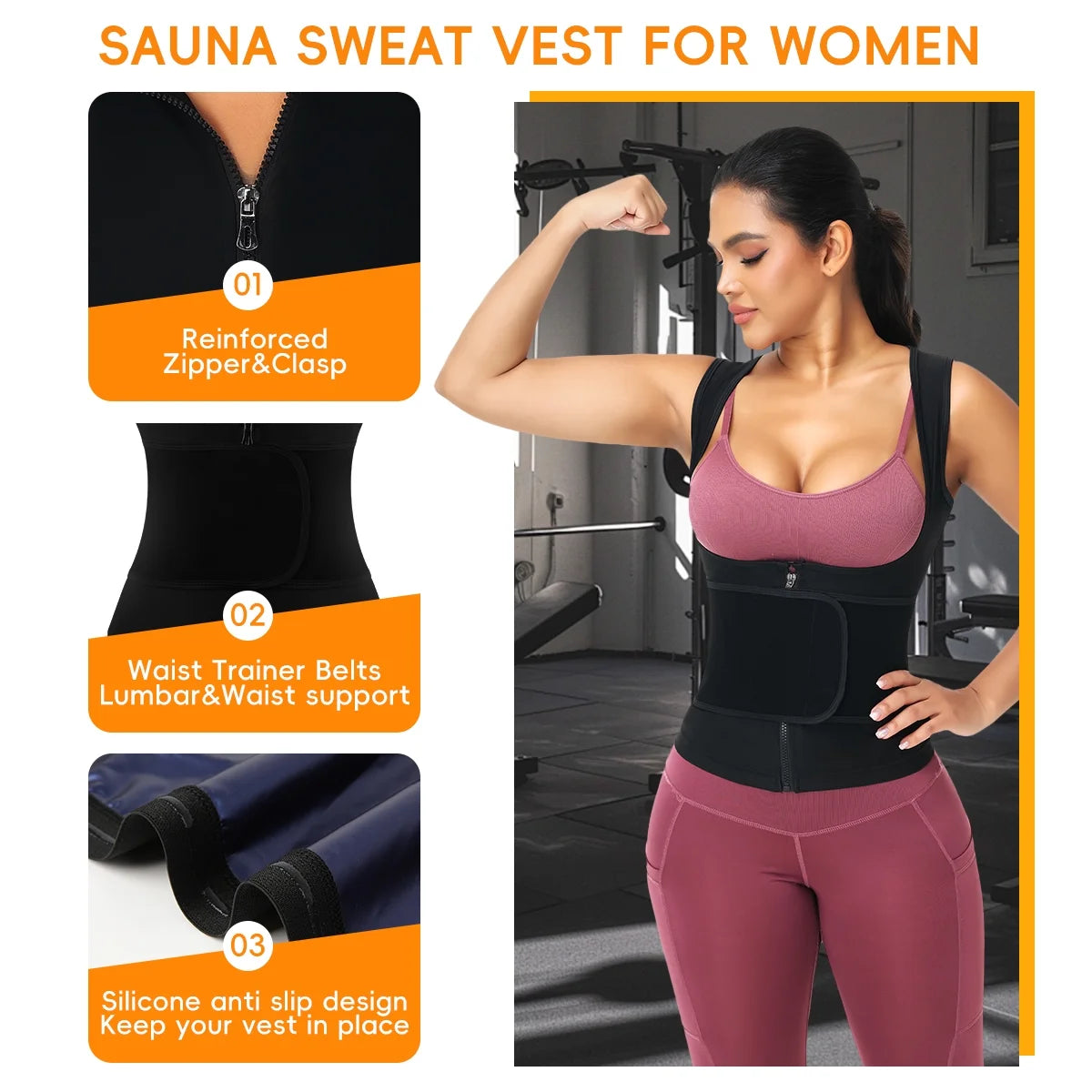 Women's Sauna Waist Trainer Vest