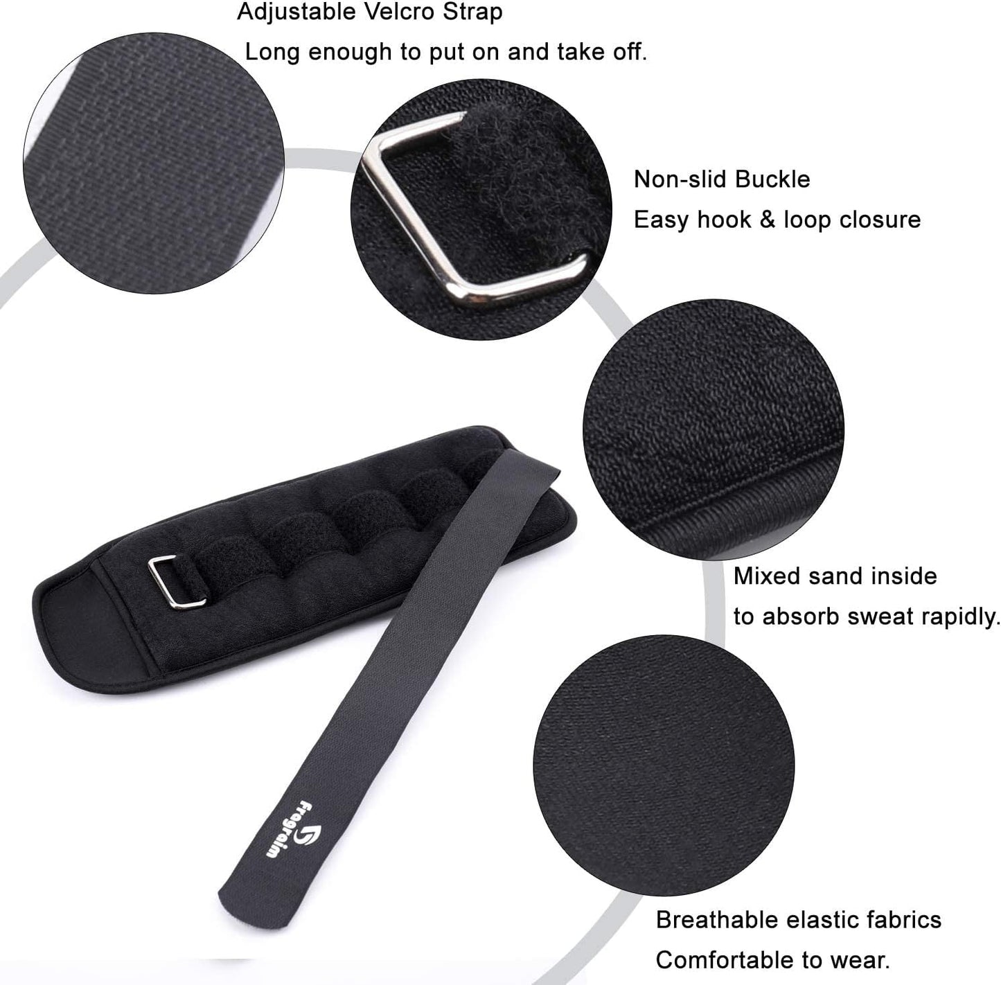 Ankle & Wrist Weights for Strength Training 
