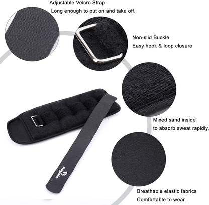 Ankle & Wrist Weights for Strength Training 