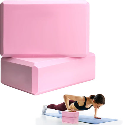 Foam Yoga Blocks Set (2 Pack)