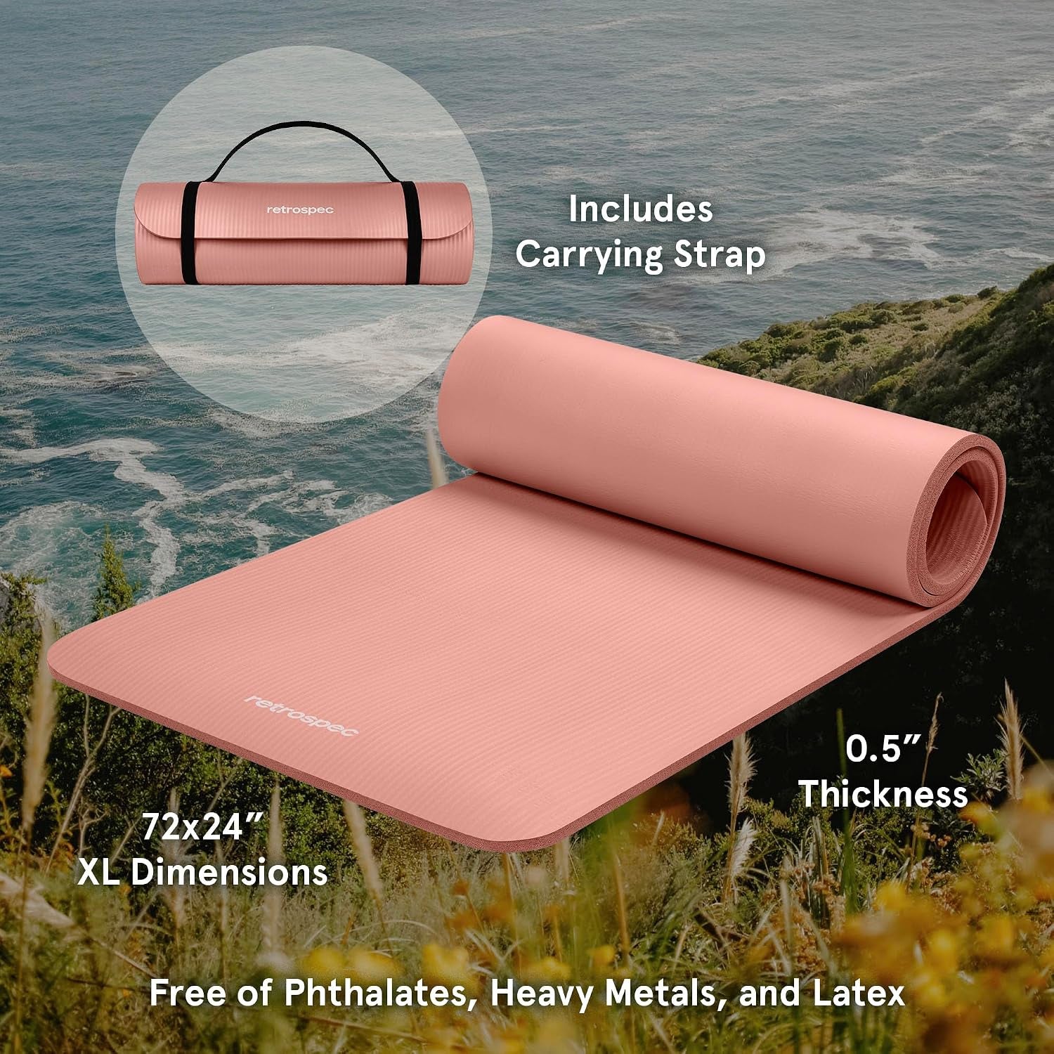 Thick Non-Slip Yoga Mat – Cushioned Training & Movement Mat