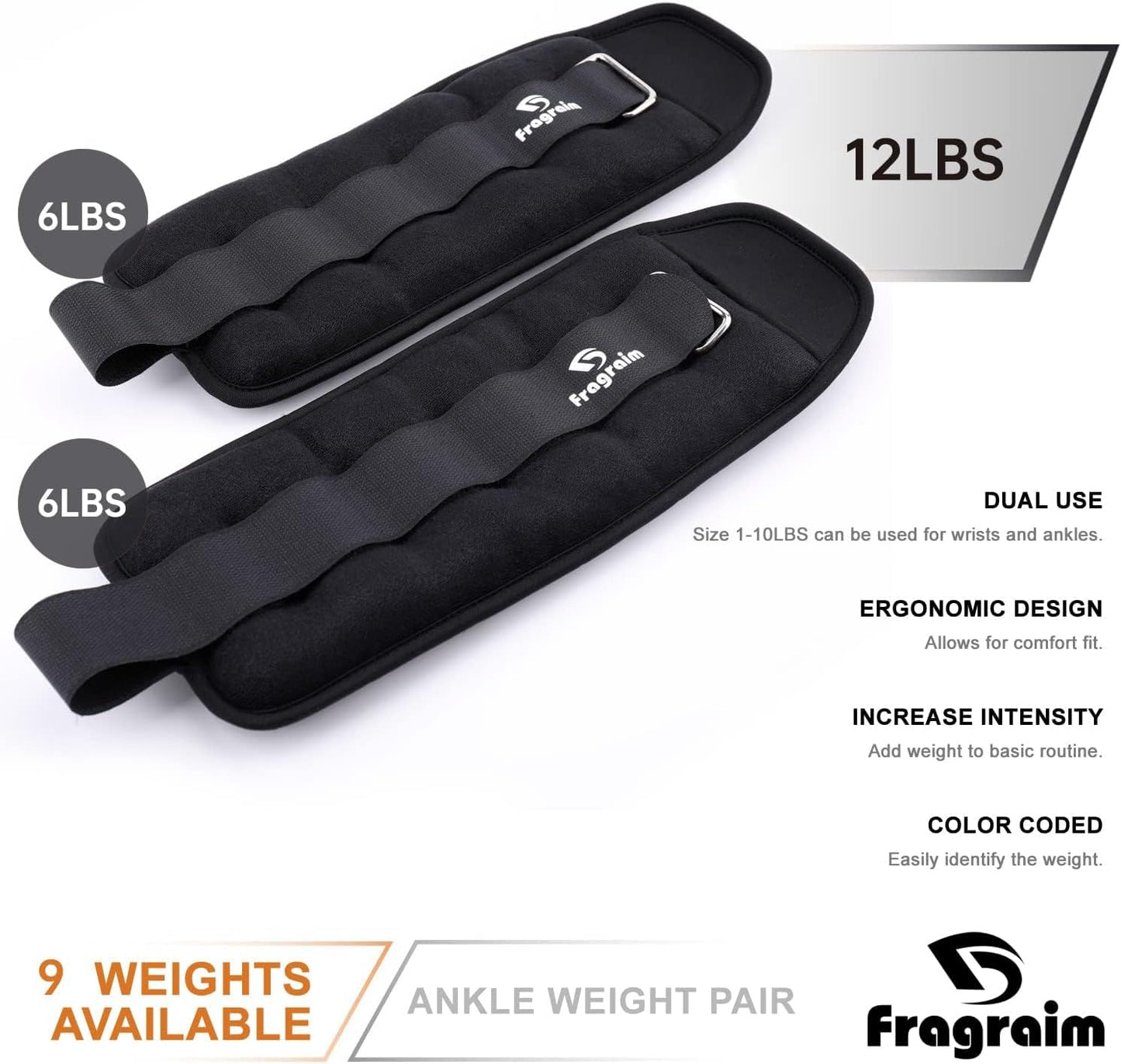 Ankle & Wrist Weights for Strength Training 