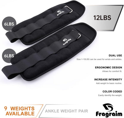 Ankle & Wrist Weights for Strength Training 