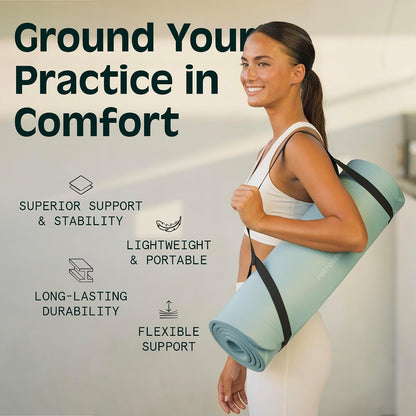 Thick Non-Slip Yoga Mat – Cushioned Training & Movement Mat