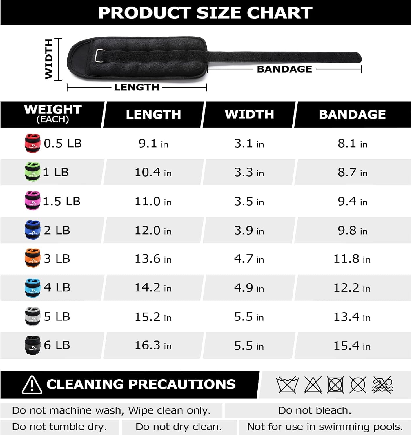 Ankle & Wrist Weights for Strength Training 