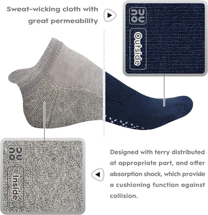Non-Slip Grip Socks – Cushioned Studio & Everyday Movement Socks