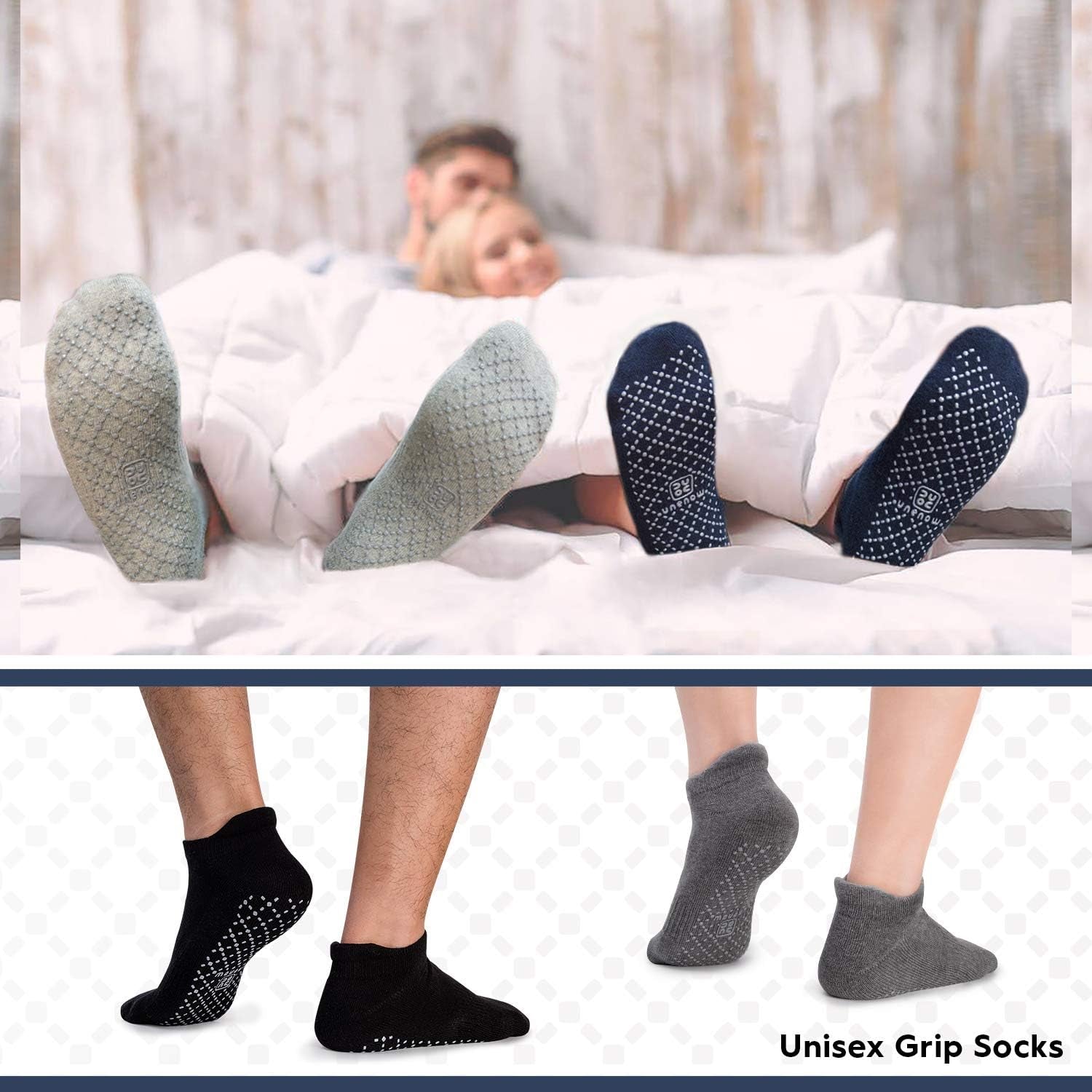 Non-Slip Grip Socks – Cushioned Studio & Everyday Movement Socks